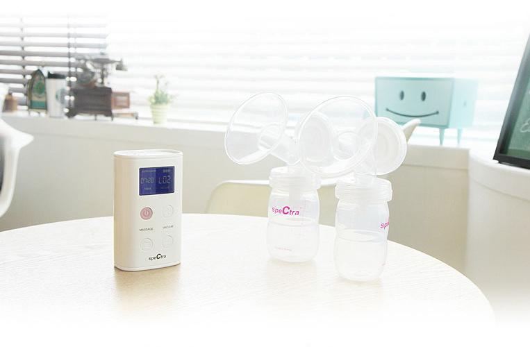 Máy hút sữa điện đôi Spectra 9S Made in Korea (có thể dùng pin)
