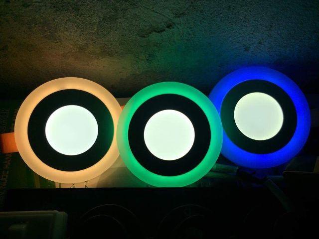 Combo 10 led âm trần 9w rgb