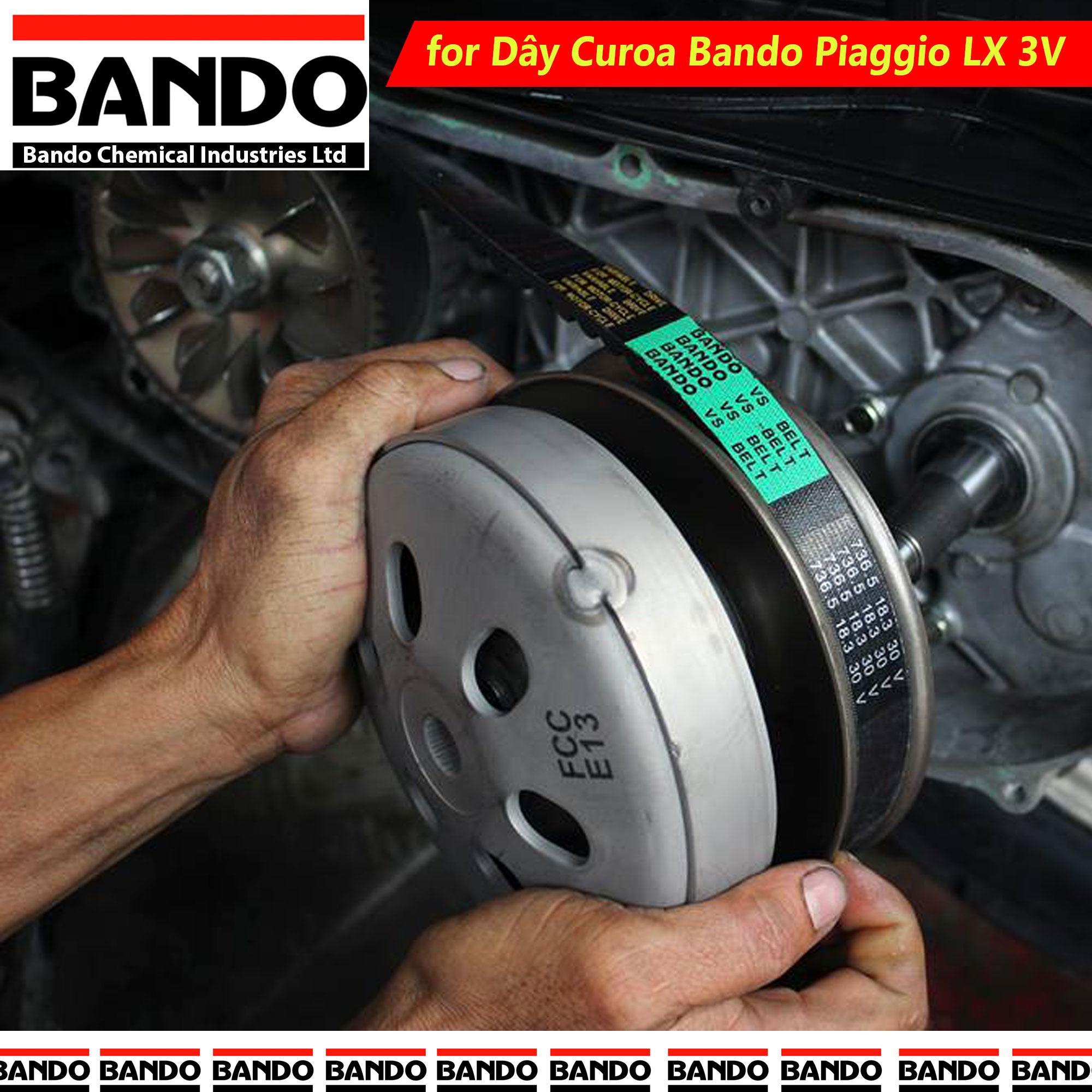 [HCM]Dây curoa Piaggio LX 3V nhập khẩu ( Bando Thai Lan )