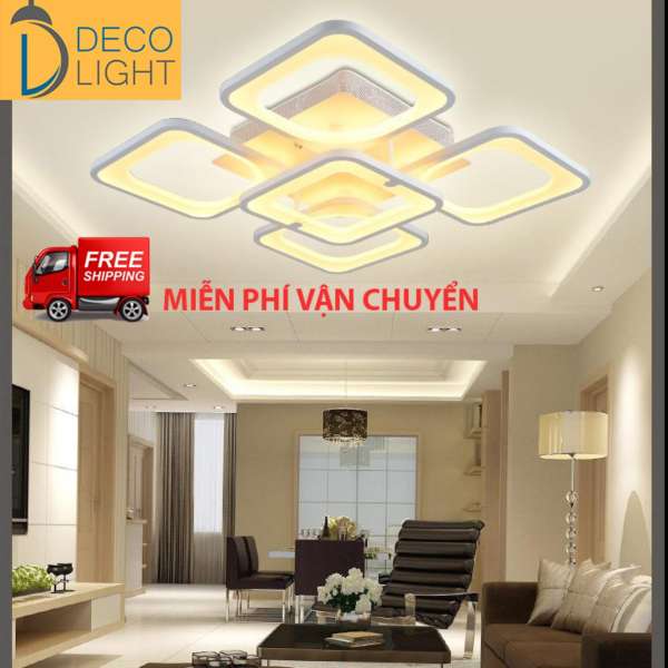 Đèn ốp trần Mâm LED cánh vuông - DECO OT5V ( Gọi 0977498888 để được tư vấn lắp đặt )