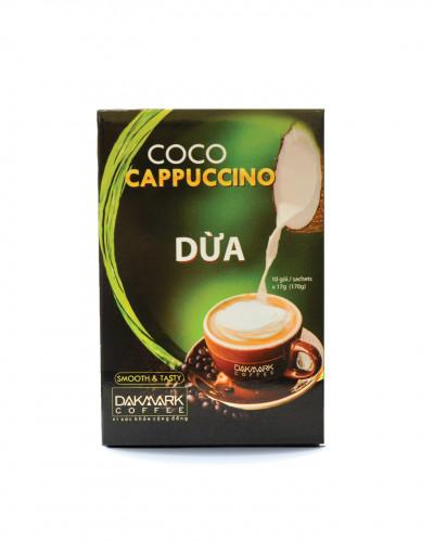[HCM]Cà Phê Hoà Tan Dừa Dakmark - (Hộp 10 gói 170gram)