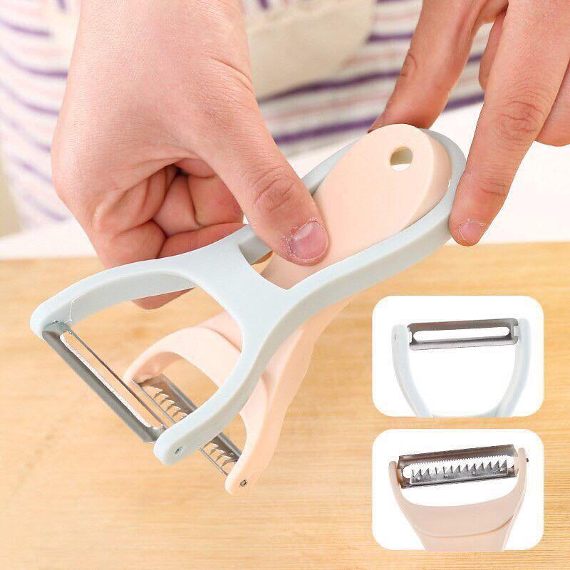 Dụng cụ nạo rau củ quả 2 in 1 (1 sét gồm 2 nạo)