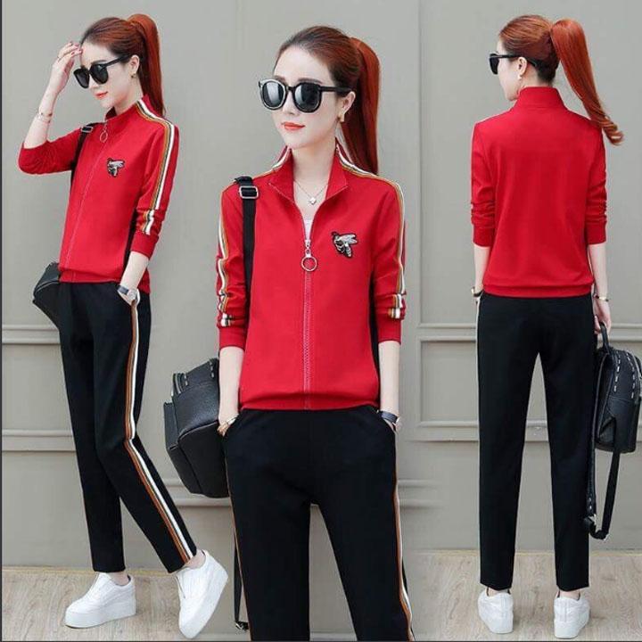 Bộ đồ thể thao nữ thêu con ong TT243