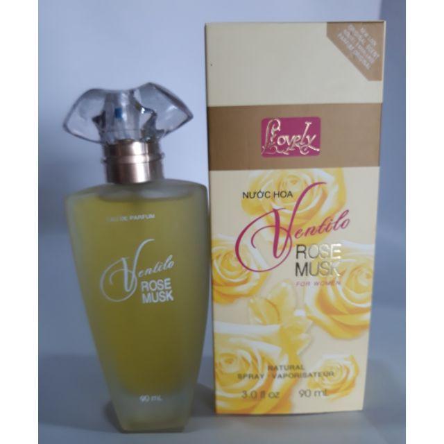 [HCM]Nước hoa Ventilo Rose Musk VIỆT NAM 90ML