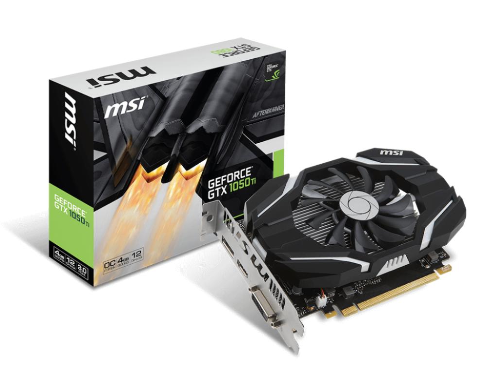 [Trả góp 0%]Vga MSI GTX 1050Ti 4G OCV1.