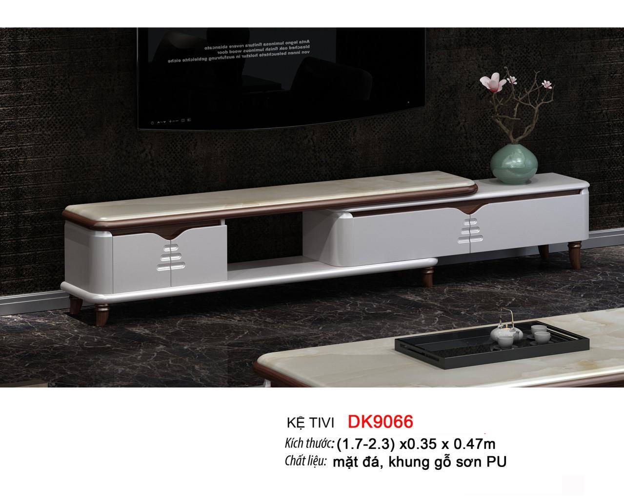 Kệ tivi mặt đá nhập khẩu Mina Furniture MN-DK9066-23 (1700-2300)*350*470