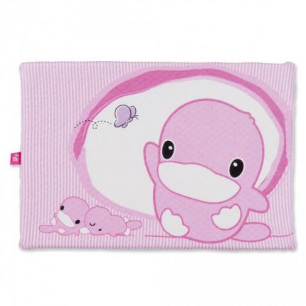 Gối cao su chống ngạt cho bé Kuku KU2047 hồng 33x48cm