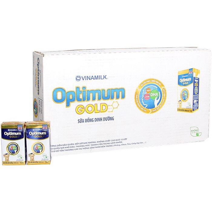 Sữa bột pha sẵn Vinamilk Optimum Gold - 48 hộp x 110ml
