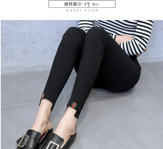 Quần legging kaki thun dáng ôm chất co dãn