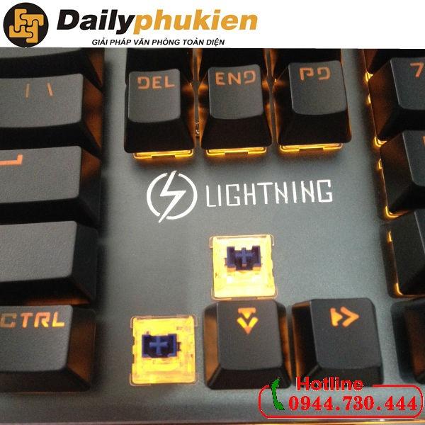 Bàn phím Lightning PR-8900S Switch quang