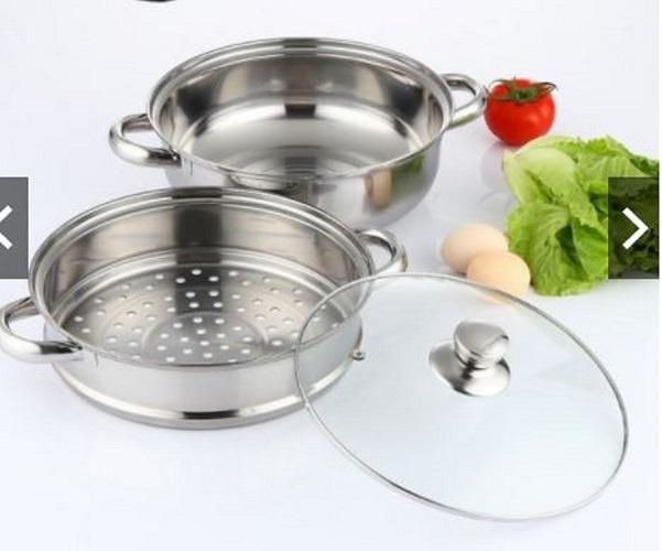 NỒI HẤP INOX 2 TẦNG
