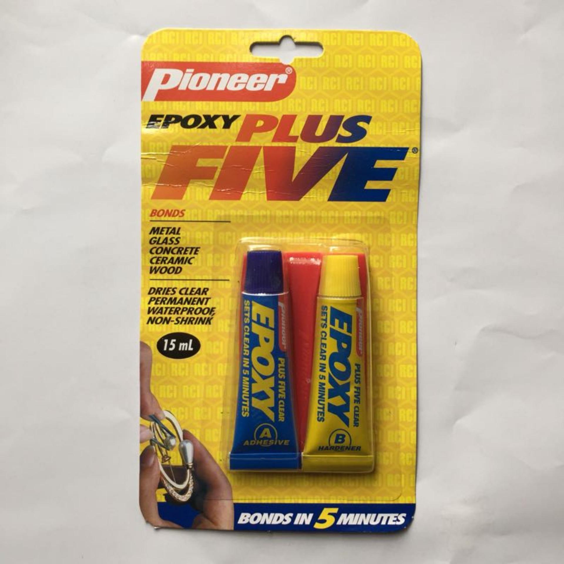 Bộ 1 cặp keo dán nhanh khô Epoxy Pioneer Plus Five Minute 15ml