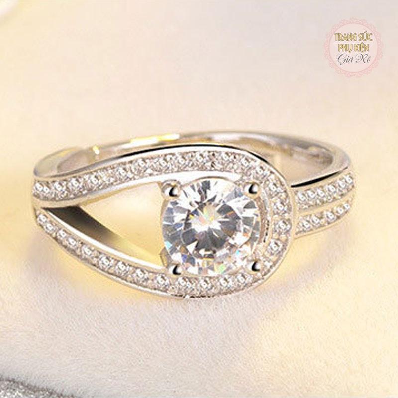 [HCM]Nhẫn nữ thời trang N19 đính đá