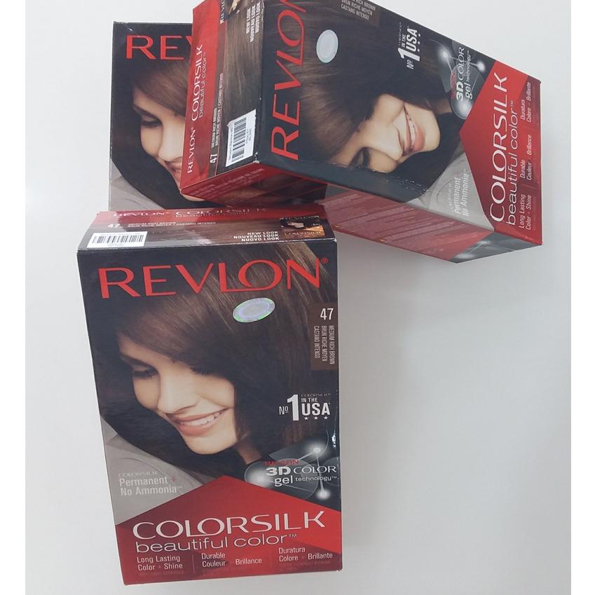 [HCM]Nhuộm Tóc Revlon Colorsilk 47- Nâu Chocolate vừa
