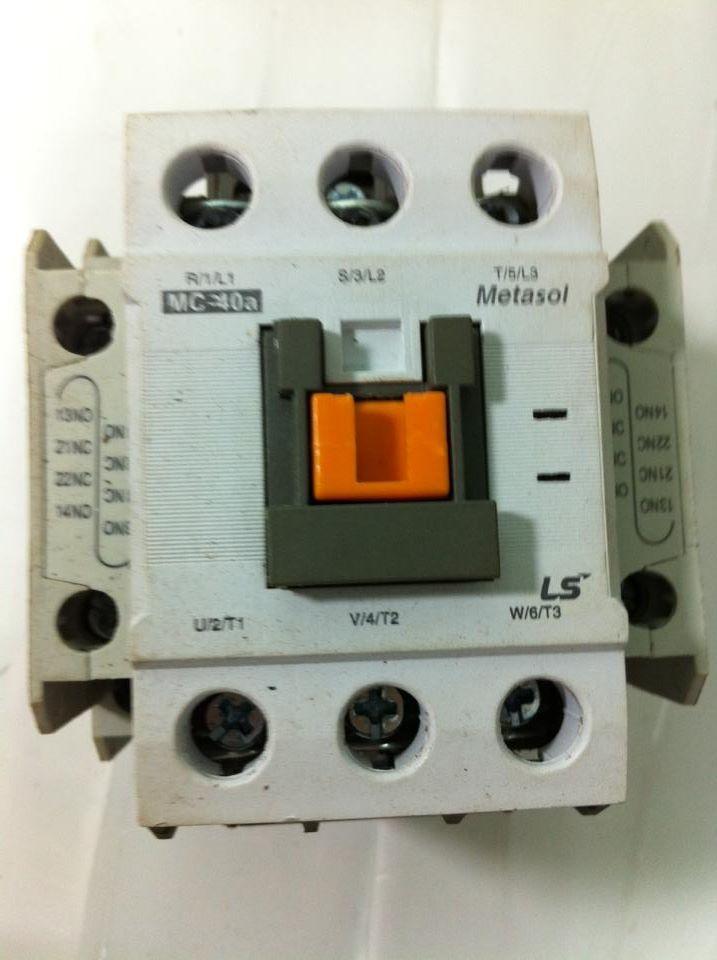 KHỞI ĐỘNG TỪ (CONTACTOR) LS MC-40A 40A COIL AC