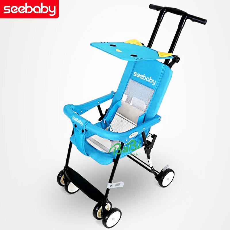 Xe đẩy trẻ em Seebaby có mái che QQ1-2