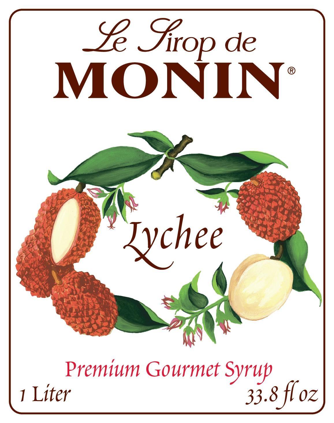 Syrup Monin Lychee (hương Vải) Chai 700ml