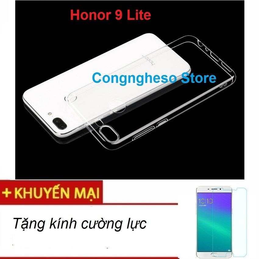 Ốp lưng dẻo Honor 9 Lite , Tặng kính cường lực