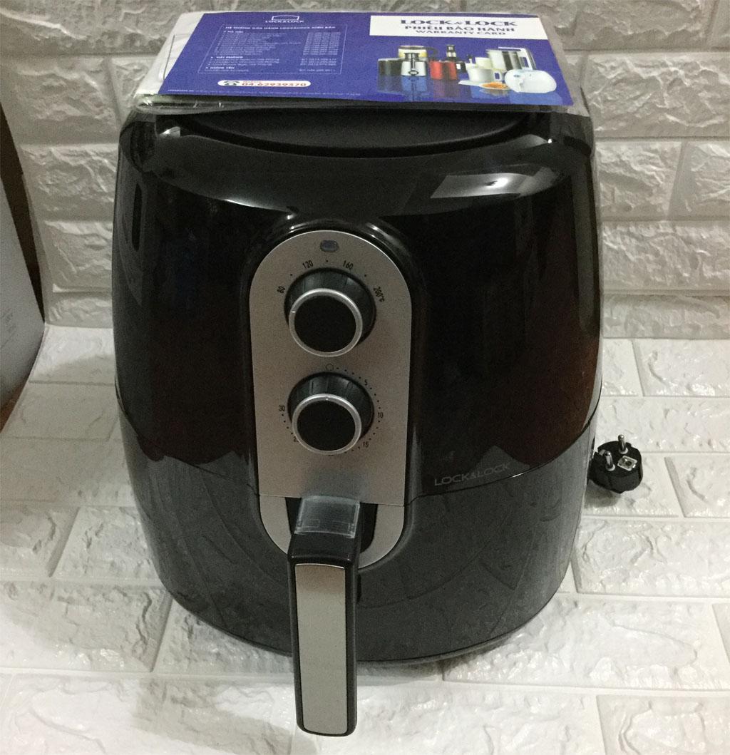 NỒI CHIÊN KHÔNG DẦU CỠ ĐẠI JUMBO LOCK&LOCK EJF151BLK