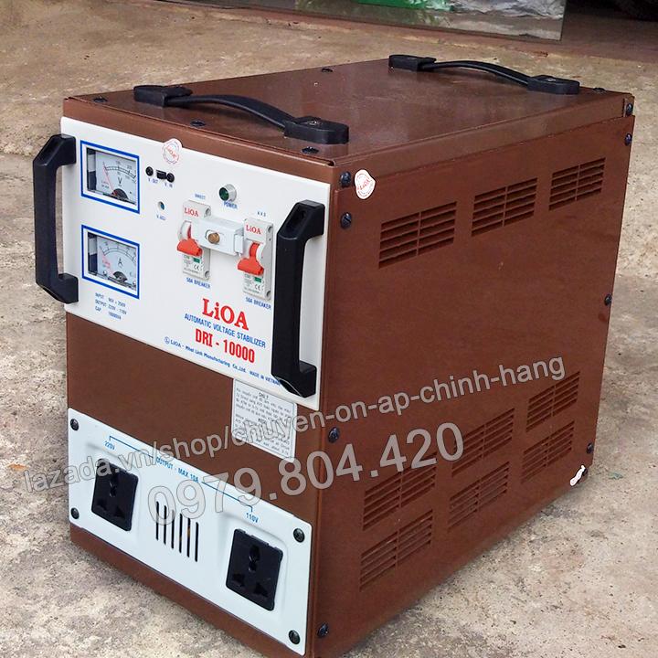 Ổn Áp Lioa 10KVA 1 Pha Dải 90-250V, 10.000-DRI  Bảo Hành 4 Năm