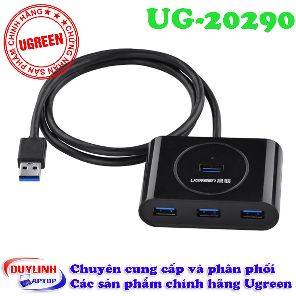 Bộ chia USB 3.0 ra 4 cổng dài 0.3m - Hub USB 3.0 Ugreen 20290