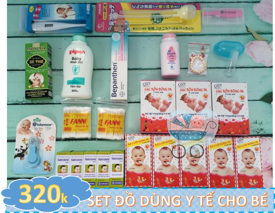 Set đồ dùng y tế cho bé sơ sinh-Đồ dùng sơ sinh cần thiết