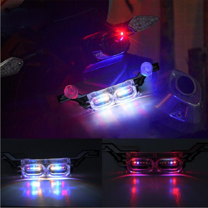 Đèn LED gắn biển số xe máy - cánh chim