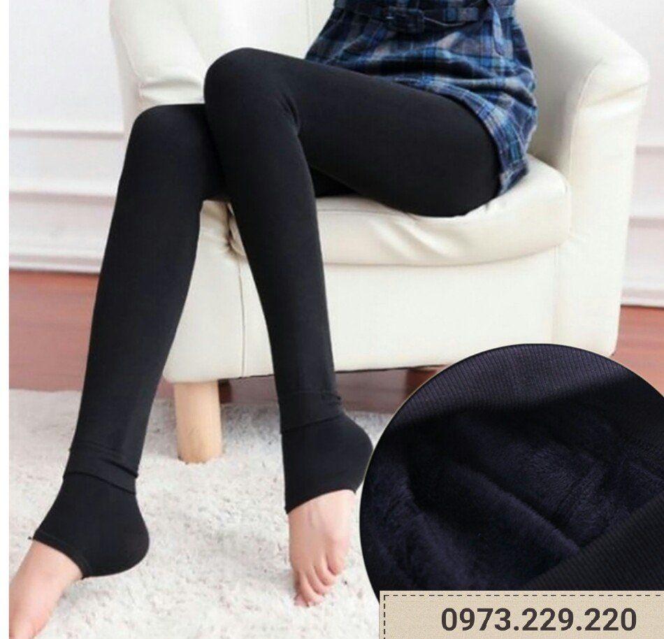 Quần Tất Lót Lông Dày Dặn (Dẫm gót)