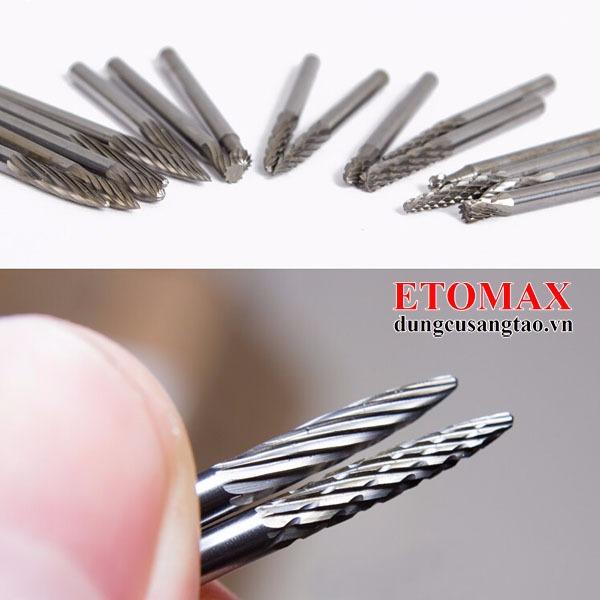  Bộ 20 mũi khắc mài vonfram cao cấp