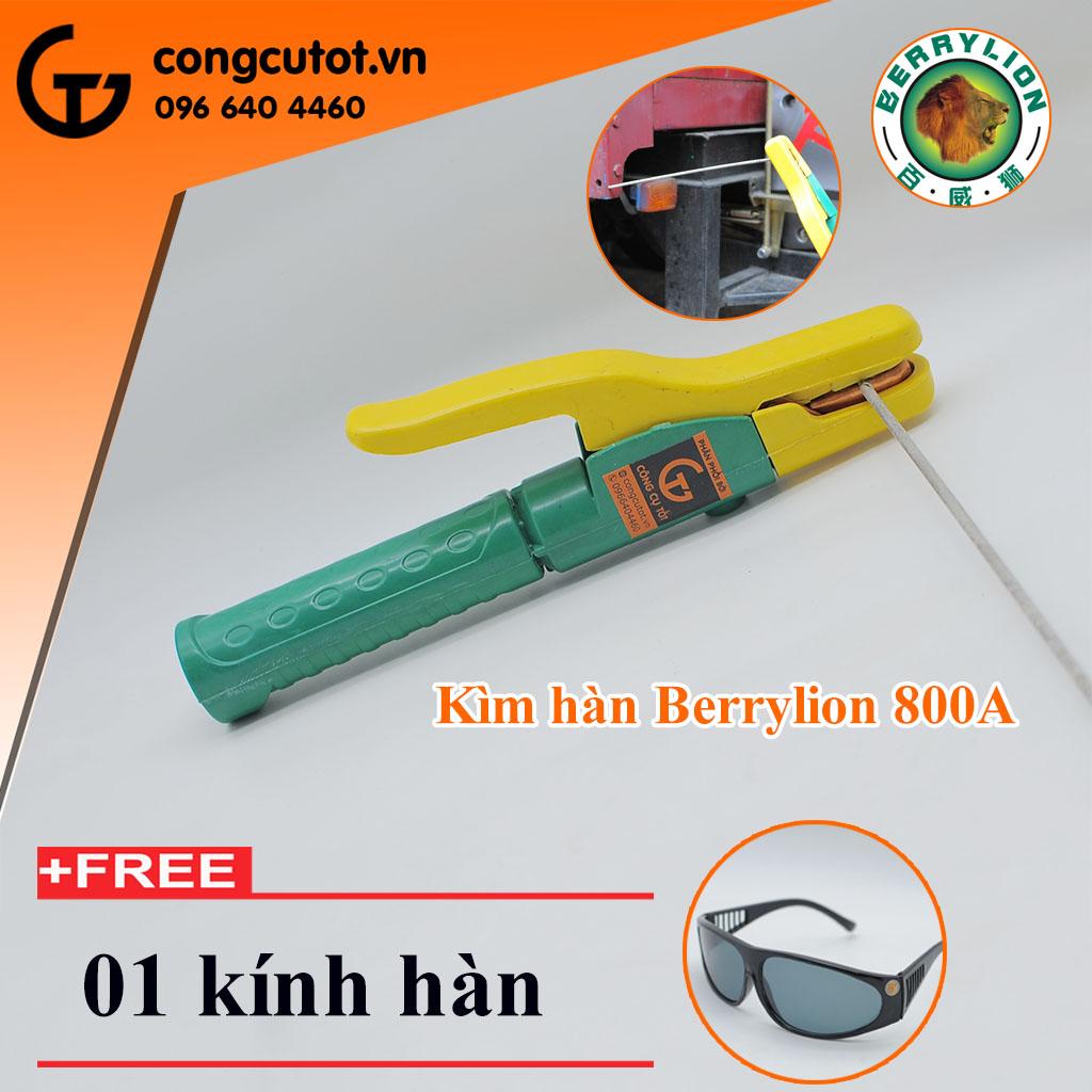 Kìm kẹp que hàn điện Berrylion 500A, 800A