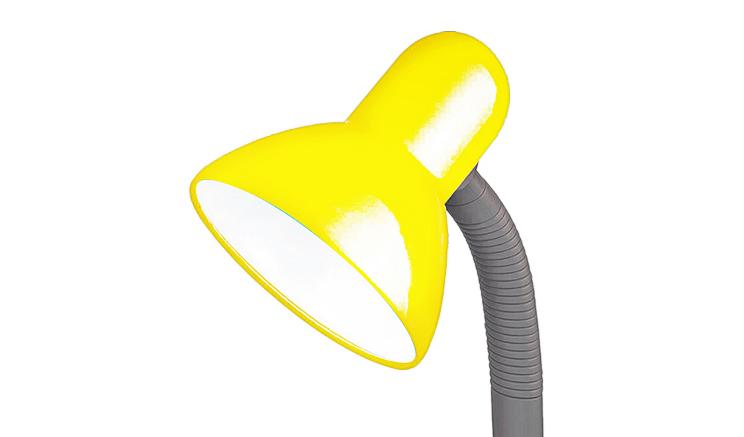 Dien Quang Table Lamp Dq Dkl05 Bw (Car Style, Black Gold, Yellow Light Bulb, Plugs Directly into the Power)