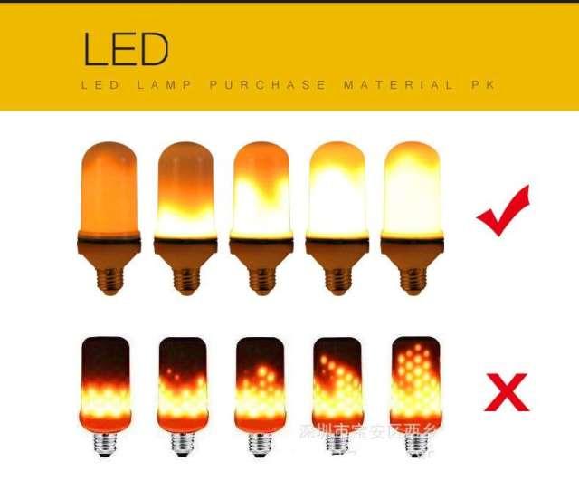 Bóng đèn LED hiệu ứng lửa siêu đẹp - tiết kiệm điện