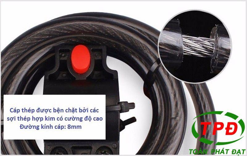 Khóa Dây 5 Số Mật Mã Tonyon