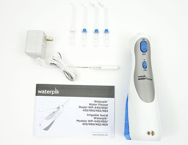 Máy tăm nước du lịch Waterpik Cordless Plus wp450 (220V)