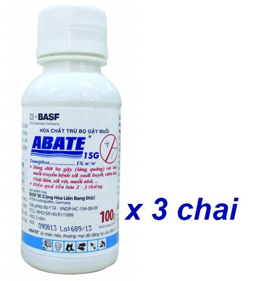 Insect larvae (hanging toss) ABATE 1SG - Residual effect 2 - 3 months