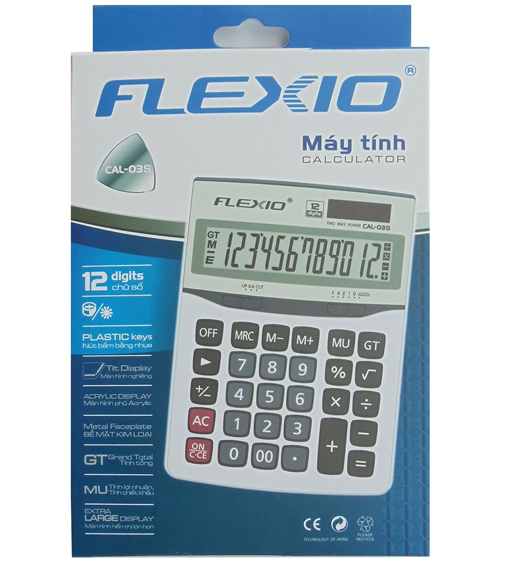 Máy tính Flexio Cal-03S _ BH 24 THÁNG