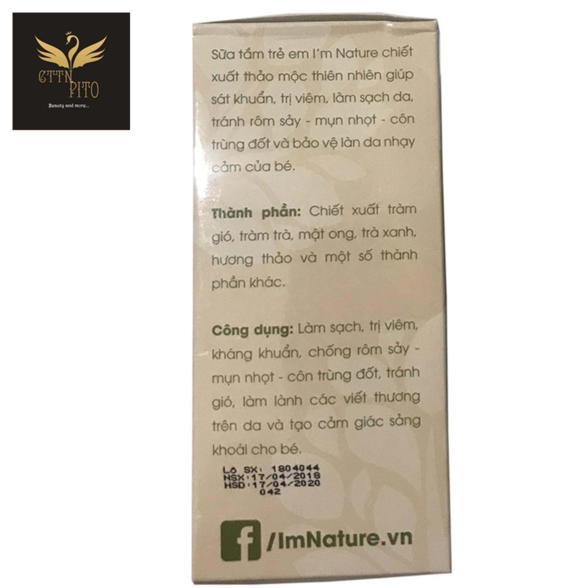 Sữa tắm dành cho trẻ em Im Nature 120ml