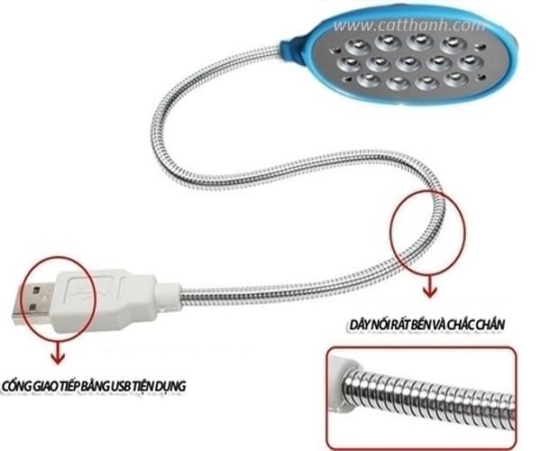Đèn Led soi phím laptop 13 bóng cổng Usb