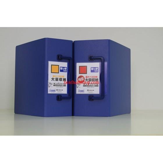 [HCM]File còng bìa còng ống A4 15cm Kingjim 3515 có quai sách