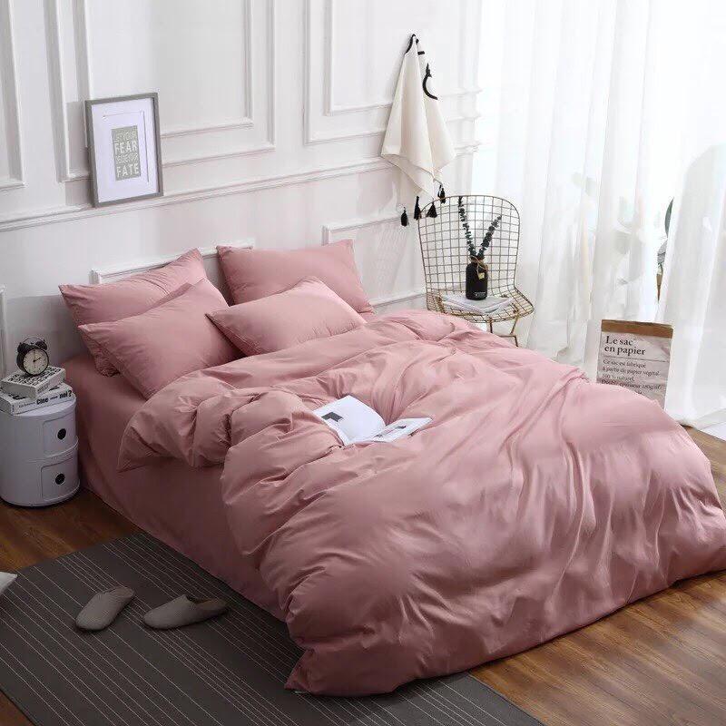 [ MIỄN PHÍ VẬN CHUYỂN ]-Bộ chăn ga gối basic cổ điển bo chun đủ kích thước.