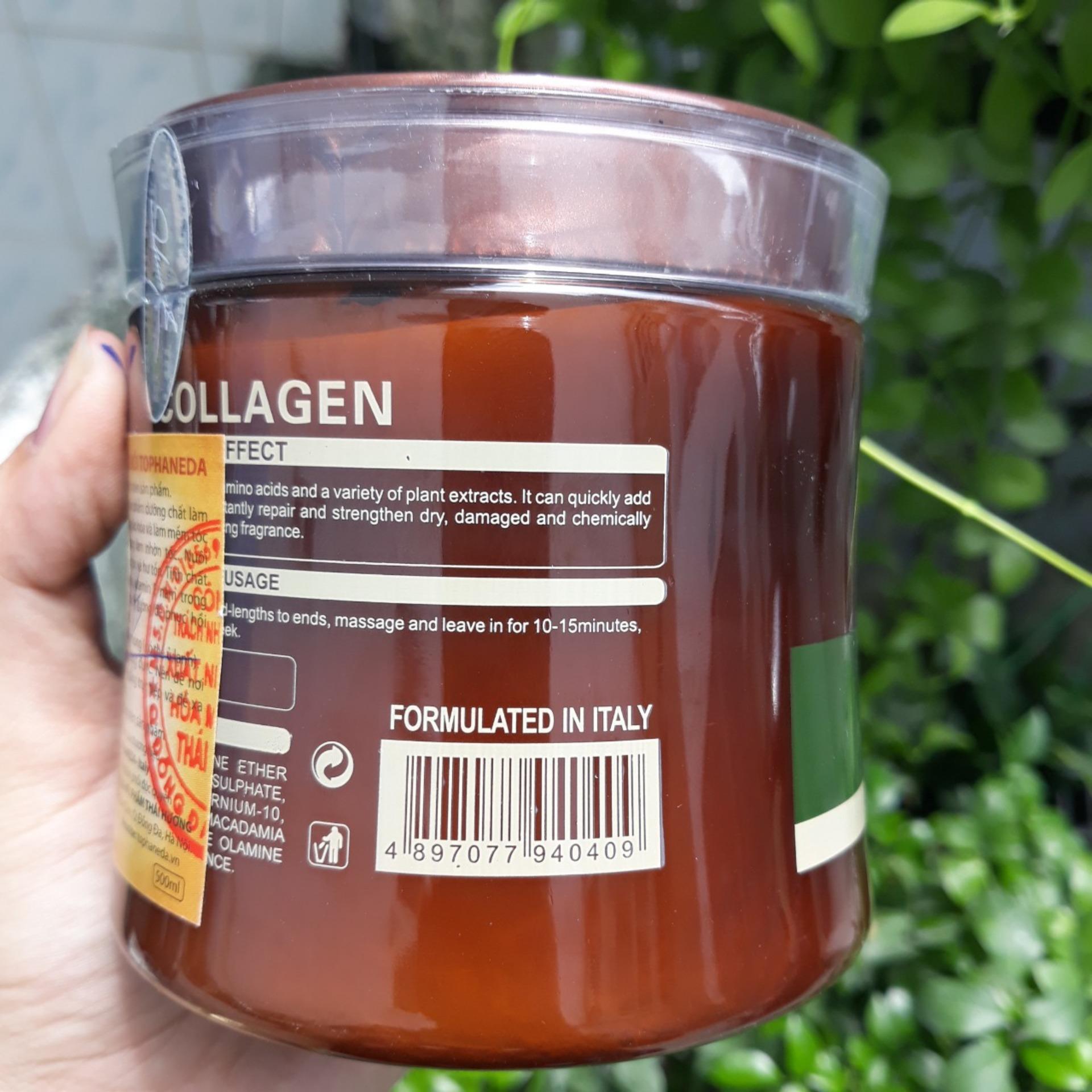 KEM HẤP - Ủ- XẢ PHỤC HỒI COLLAGEN CHO TÓC HANEDA ( Ý)