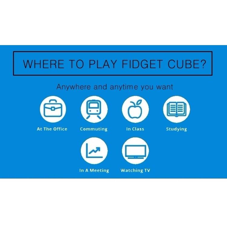 [HCM]Fidget Cube - Khối Vuông Thần Kỳ giúp giảm stress