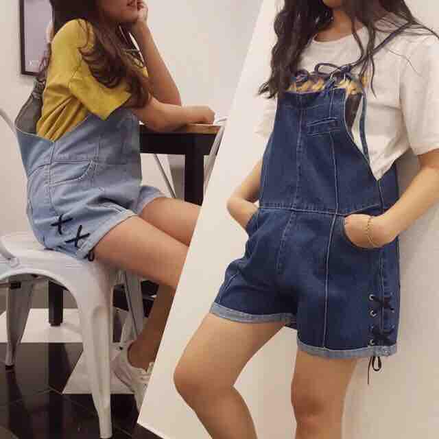 Quần yếm jean đan dây xinh