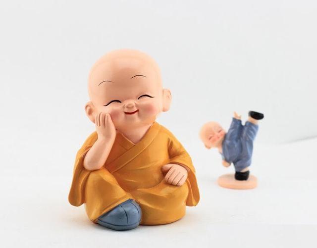 Bộ tượng chú tiểu tứ không (gồm 4 chú tiểu)