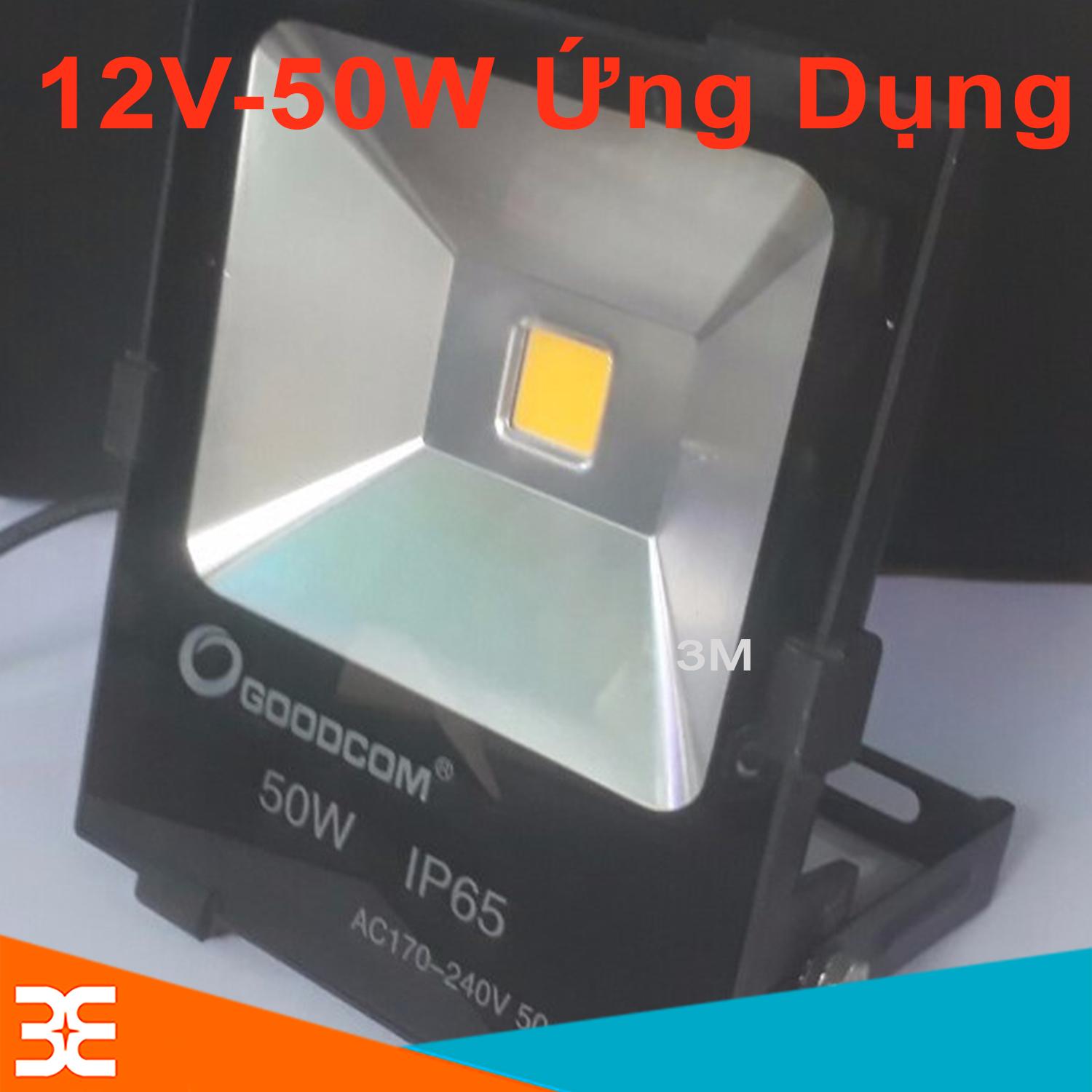 LED Công Suất 50W 12V Sáng Trắng