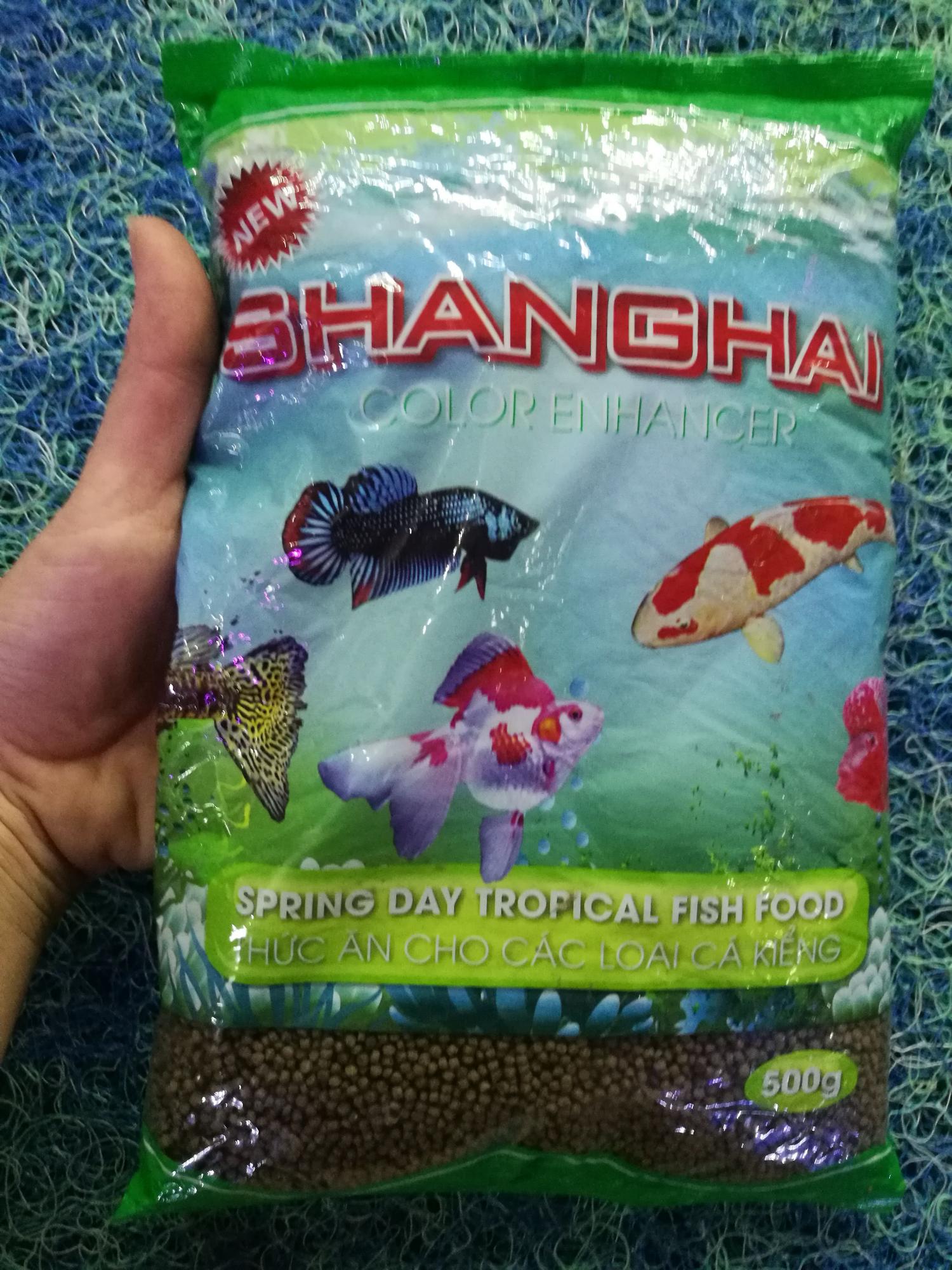 Thức ăn cho cá 500gram hạt nhỏ Việt Nam