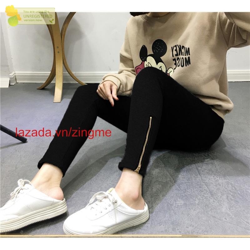Quần Legging Dây kéo chân mt1145