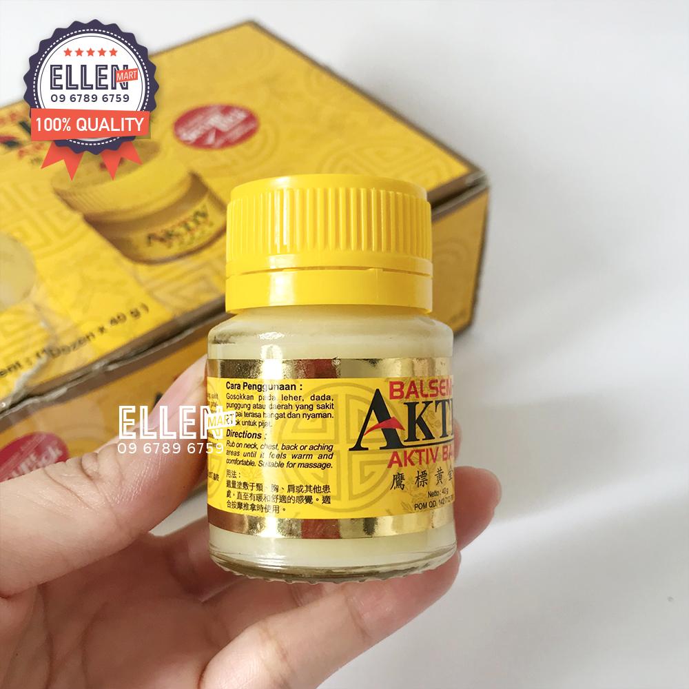 Dầu Cù Là Con Ó AKTIV Vàng 40G