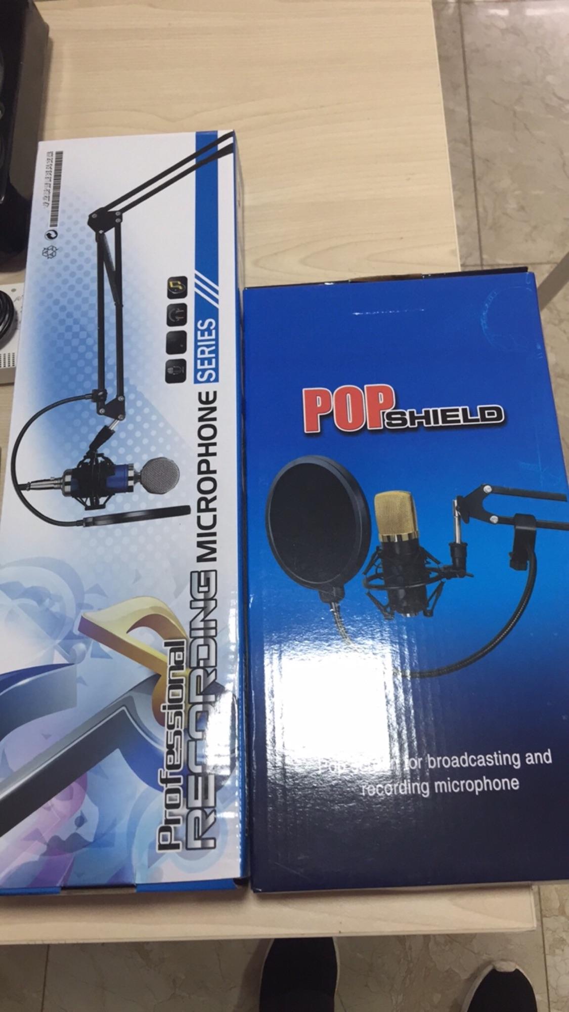 Chân Micro kẹp bàn NB-37 và Màng Lọc Âm