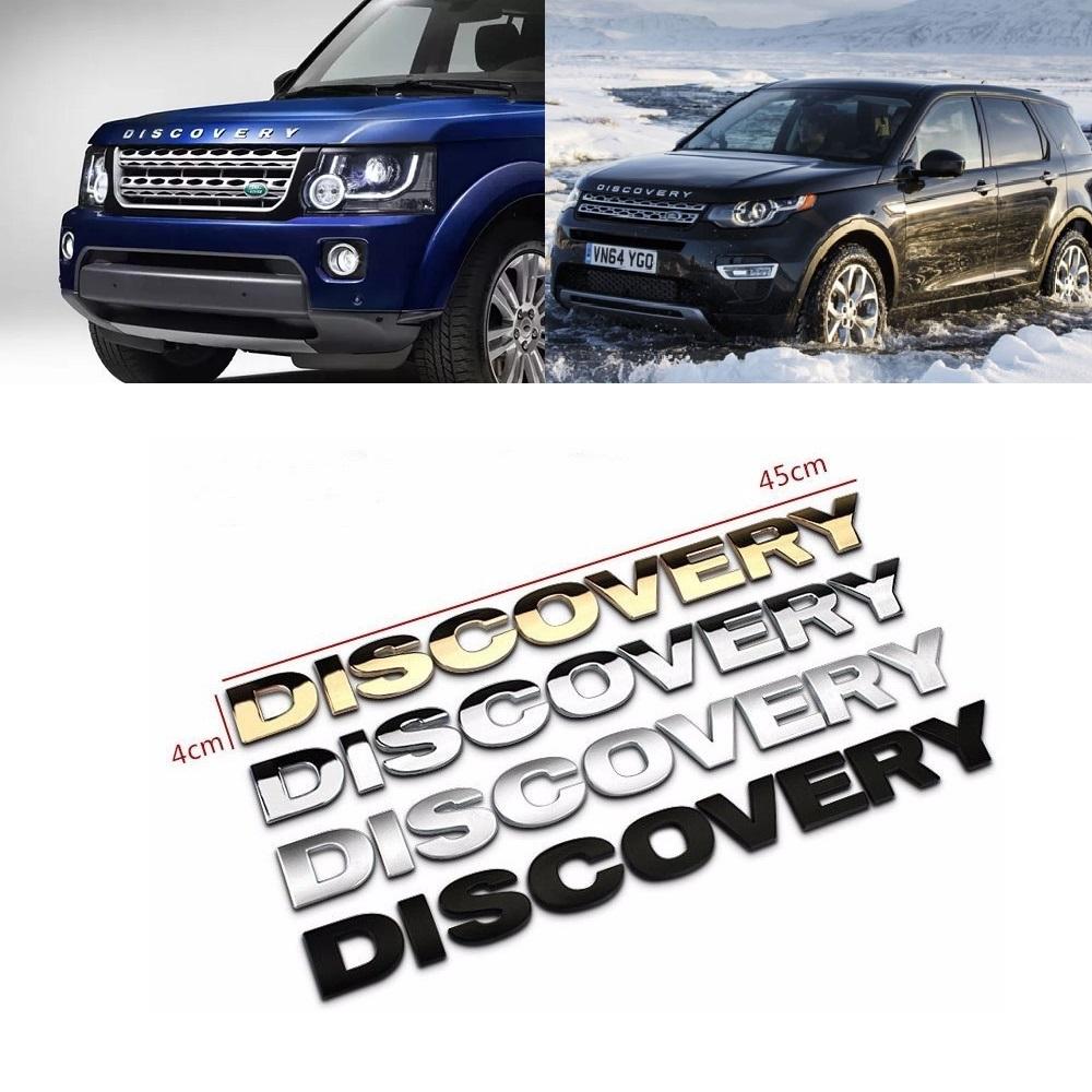 Chữ dán 3D DISCOVERY nổi bật (Chrome)
